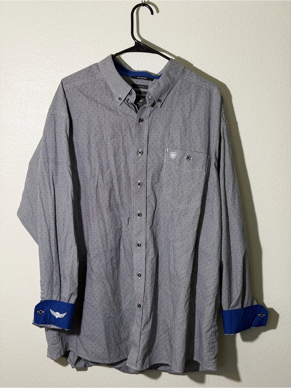 Ariat Relentless Trevor Brazile Stretch Western Shirt Geometric Men's 2XL